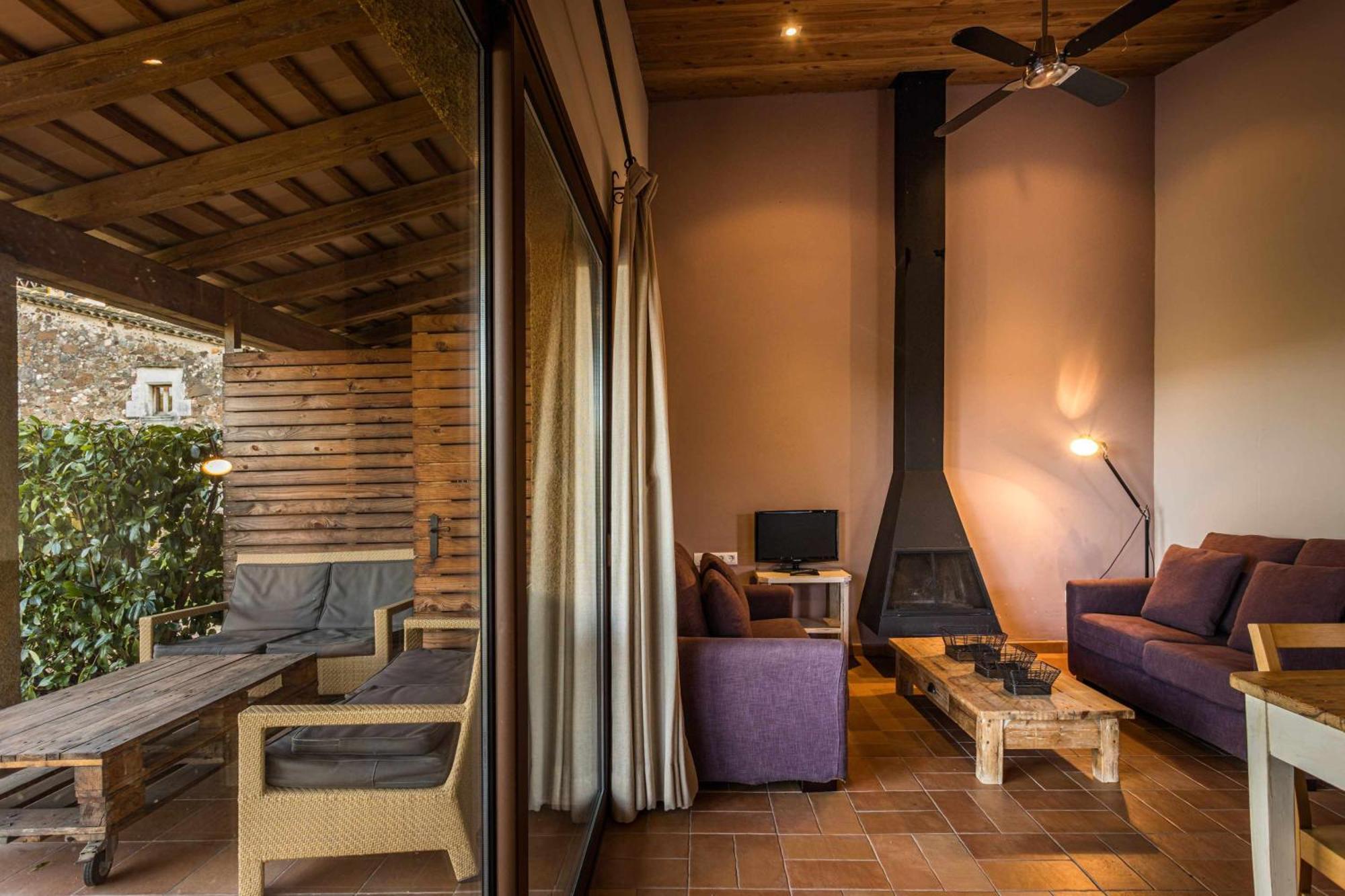 Villa Mas Garriga Turisme Rural Girona Esterno foto