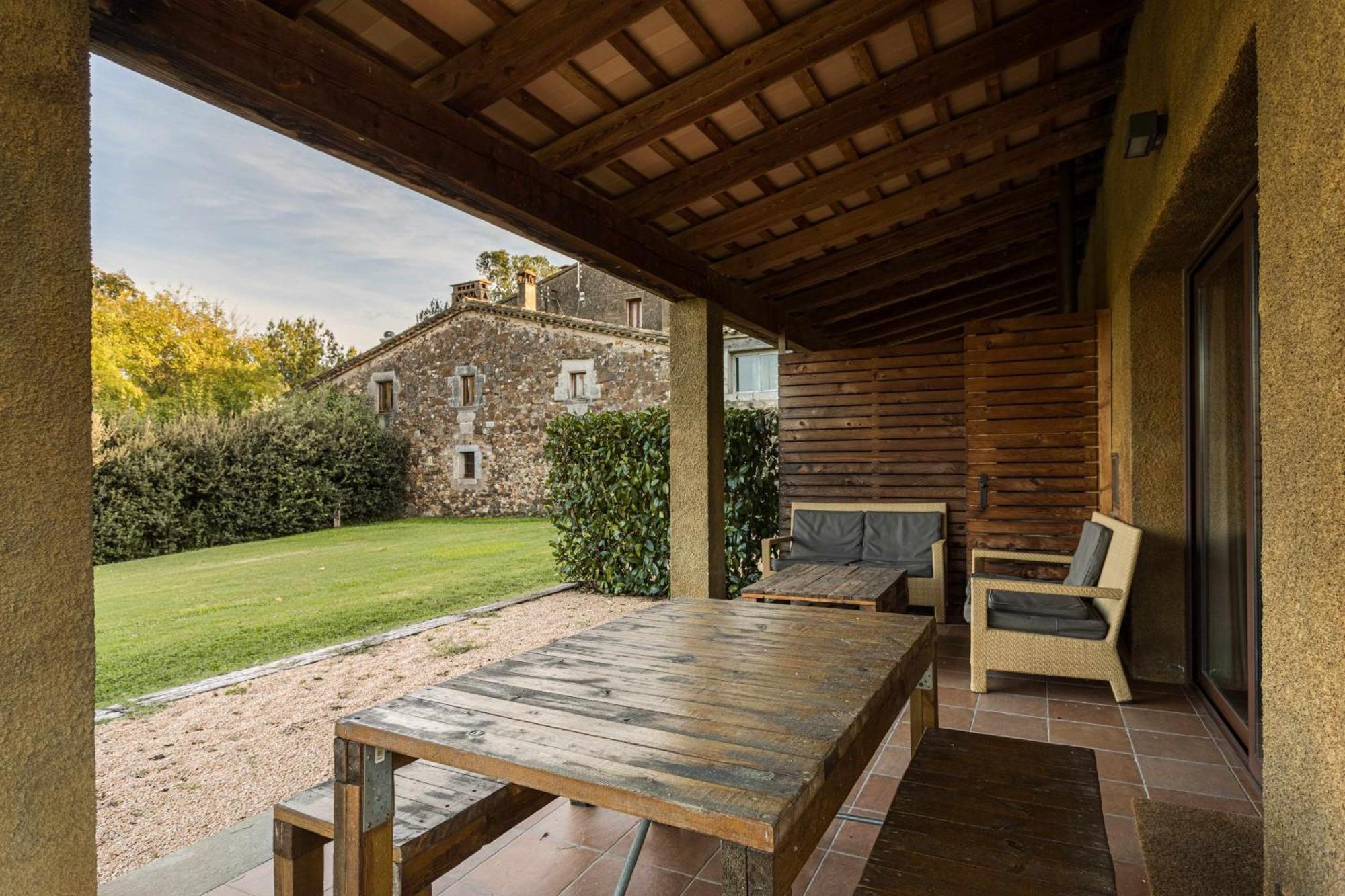 Villa Mas Garriga Turisme Rural Girona Esterno foto